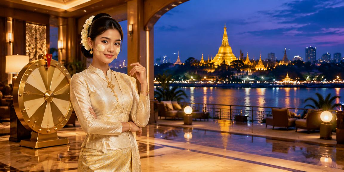 ရန်ကုန်ရွှေတိဂုံတော်မြောက် ညအခင်းတွင် roulette ကစားသူများ